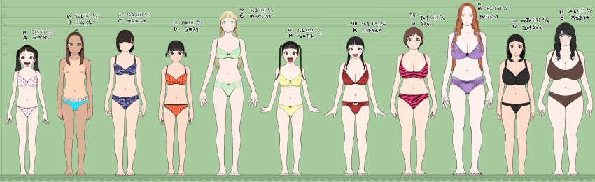 character_design cuzukago height_chart lingerie tagme