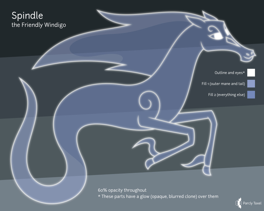 2020 5:4 absurd_res ambiguous_gender blue_body english_text equid equine feral floating ghost glowing glowing_body glowing_eyes glowing_hair hair happy hasbro hi_res horse mammal model_sheet my_little_pony parclytaxel signature simple_background smile solo spindle_(mlp) spirit text translucent translucent_body translucent_hair windigo_(mlp)