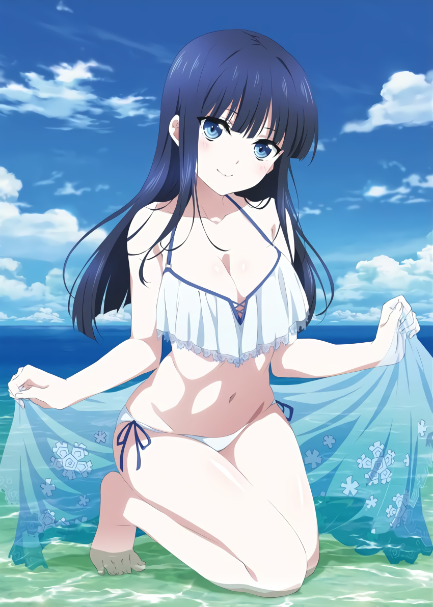 cleavage mahouka_koukou_no_rettousei shiba_miyuki swimsuits tagme