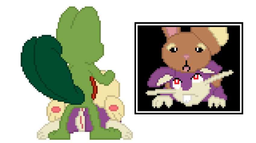 animated buneary female female/female feral genitals group male male/female nintendo paws penetration pok&eacute;mon pok&eacute;mon_(species) pussy rattata red_eyes short_playtime tongue tongue_out treecko unknown_artist vaginal vaginal_penetration video_games