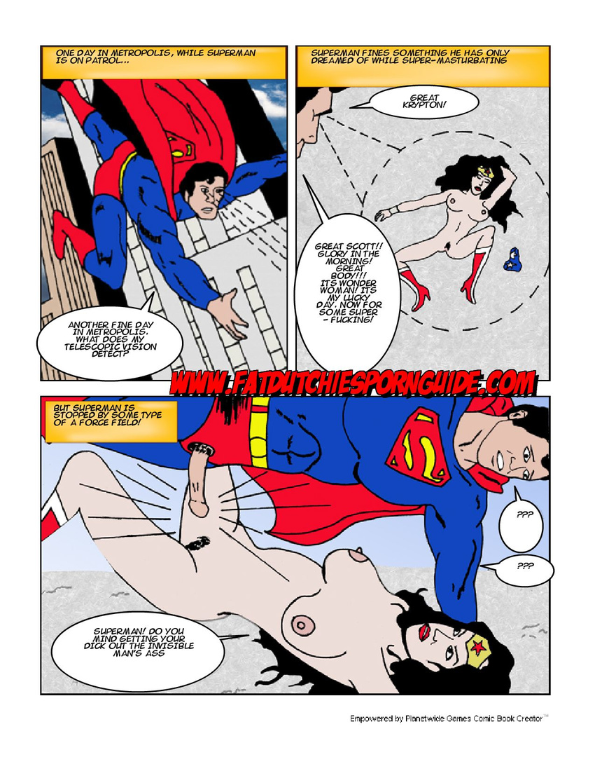 dc invisible_man superman tagme wonder_woman