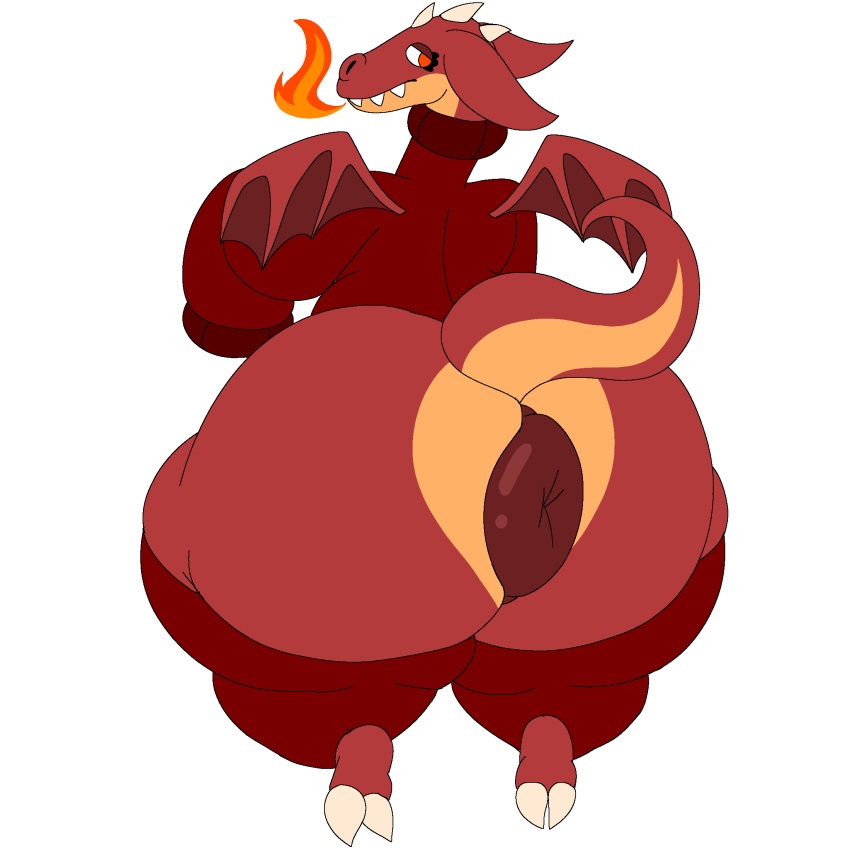 2_toes alpha_channel anthro anus big_butt breath_powers butt chubby_female clothing dragon elemental_manipulation feet female fire fire_breathing fire_manipulation floppy_ears glistening glistening_anus head_spikes hi_res hooves huge_butt legwear long_ears long_sleeved_sweater long_sleeves long_tail lyrad18 membrane_(anatomy) membranous_wings overweight overweight_anthro overweight_female puffy_anus red_anus red_body red_clothing red_legwear red_scales red_skin red_sweater red_thigh_highs red_topwear scales scalie sharp_teeth simple_background slightly_chubby solo spikes spikes_(anatomy) sweater tail teeth thick_tail thick_thighs thigh_highs toes topwear transparent_background turtleneck wings