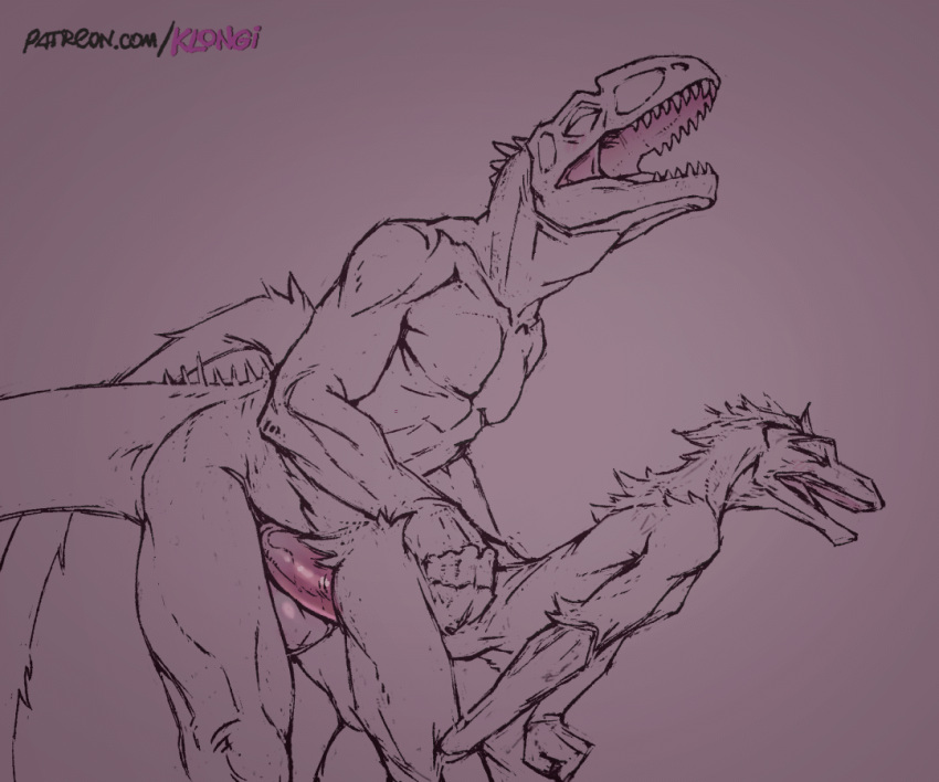 2d_animation abdominal_bulge anal anal_penetration animated anthro anthro_on_anthro anthro_penetrated anthro_penetrating anthro_penetrating_anthro balls bent_over carcharodontosaurid dinosaur dromaeosaurid duo erection from_behind_position genitals klongi looking_pleasured male male/male male_penetrated male_penetrating male_penetrating_male mapusaurus muscular muscular_anthro muscular_male nude open_mouth penetration penis reptile scalie sex sharp_teeth size_difference slim_male smaller_penetrated snout teeth text theropod thrusting url