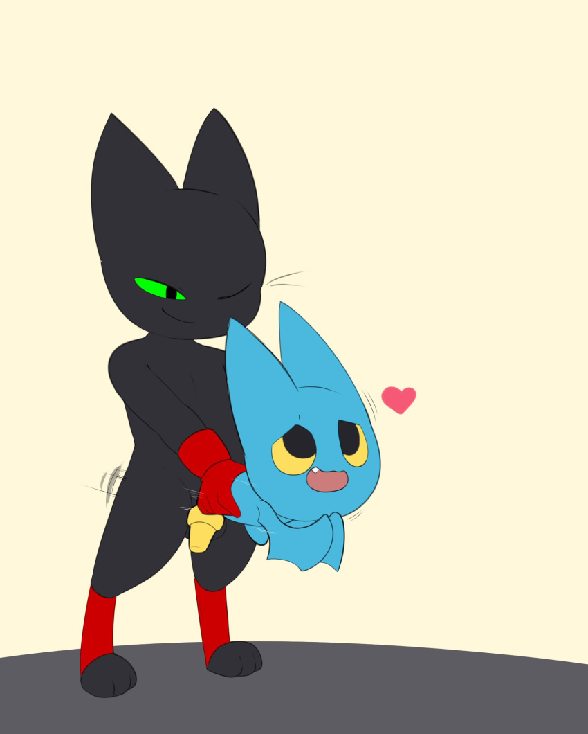 adorabat cartoon_network chiropteran dizzytizzy duo felid female hi_res humanoid male male/female mammal mao_mao:_heroes_of_pure_heart sex sheriff_mao_mao_mao size_difference standing young