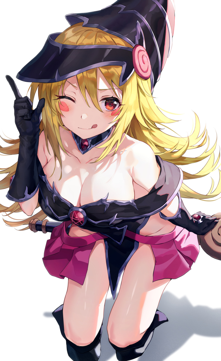 cleavage dark_magician_girl dnwls3010 tagme yugioh