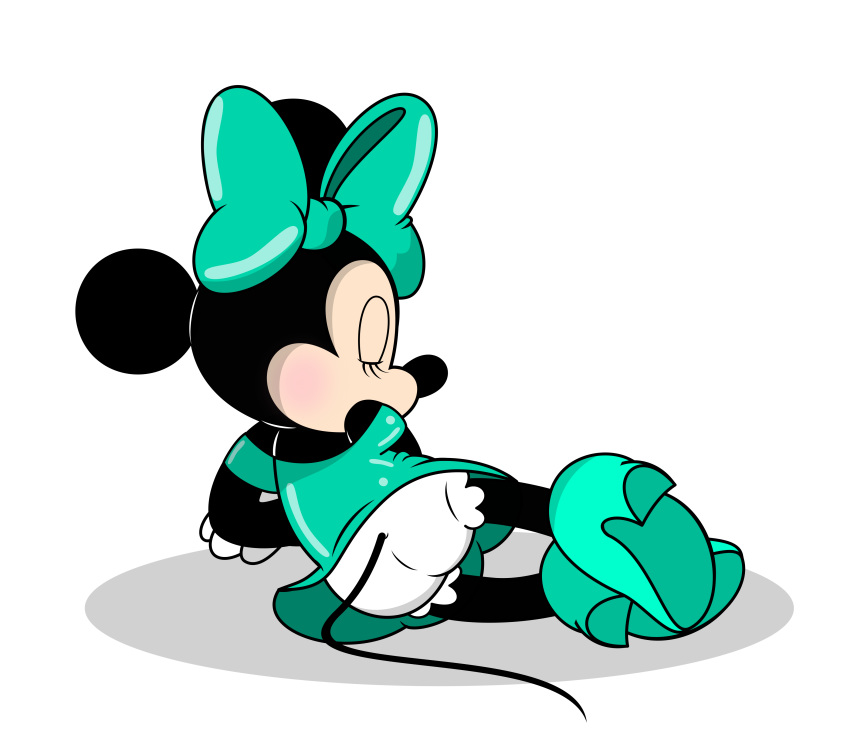 absurd_res anthro butt damasco25 disney female hi_res mammal minnie_mouse mouse murid murine rodent solo