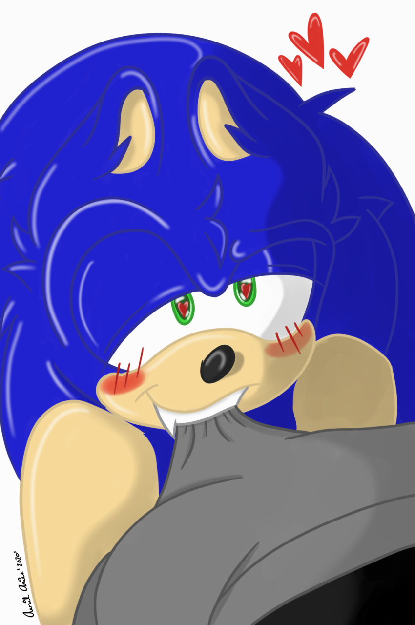 &lt;3 &lt;3_eyes 2020 anthro bedroom_eyes bite black_body blue_body blush blush_lines boxers_(clothing) boxershorts clothed clothing digital_drawing_(artwork) digital_media_(artwork) duo erection erection_under_clothing eulipotyphlan flirting flirting_look genitals green_eyes hair hedgehog hi_res leylahshan male male/male mammal messy_hair narrowed_eyes penis seductive shadow_the_hedgehog signature simple_background smile sonic_the_hedgehog sonic_the_hedgehog_(series) teeth underwear video_games