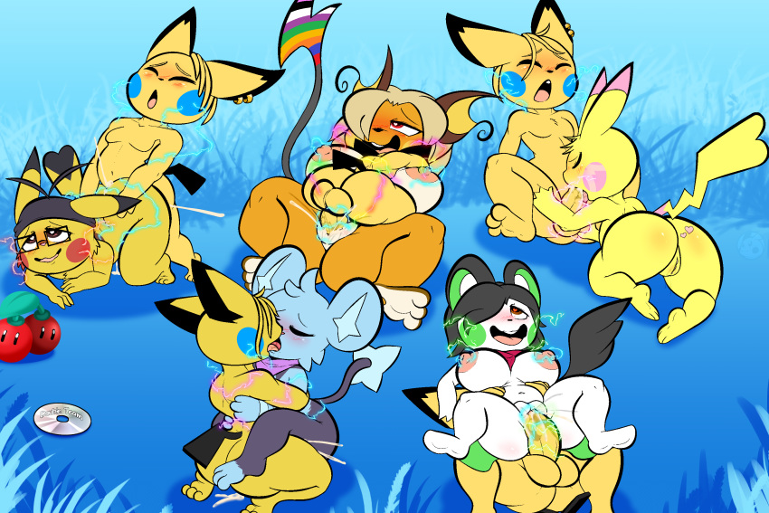 &lt;3 &lt;3_eyes 2020 3:2 3_toes 4_fingers all_fours ambiguous_penetration angela_ra anthro anthro_on_anthro anthro_penetrated anthro_penetrating anthro_penetrating_anthro ass_up baby_pok&eacute;mon ball_fondling balls bandanna bandanna_only being_carried big_balls big_breasts big_butt big_nipples big_penis black_body black_clothing black_fur black_glasses black_hair black_headwear black_nose black_stripes blonde_hair blue_body blue_cheeks blue_fur blue_inner_ear blue_stripes blush bodily_fluids breasts brown_eyes buckteeth butt carrying cd chest_tuft clitoris clothing cum cum_from_mouth cum_from_pussy cum_in_mouth cum_in_pussy cum_inside cum_on_back cum_on_balls cum_on_butt cum_on_face cum_on_ground cum_on_leg cum_on_penis cum_on_pussy cum_on_tongue cum_pool cum_splatter cumshot dipstick_ears doggystyle double_cherry duo ear_piercing ejaculation electricity electricity_manipulation electrostimulation elemental_manipulation ellie_(elliectric) embrace emolga erection eyes_closed fellatio female female_on_bottom female_on_top female_penetrated fingers fondling french_kissing from_behind_position fur genital_fluids genitals green_body green_cheeks green_fur green_inner_ear green_stripes grey_body grey_fur group group_sex hair hair_over_eye hand_on_back hand_on_stomach headgear headgear_only headwear headwear_only heart_marking hi_res interspecies jewelwriter kerchief kerchief_only kissing kneeling larger_female leaning leaning_back leg_grab licking looking_pleasured looking_up lotus_position lying male male/female male_on_bottom male_on_top male_penetrating male_penetrating_female michelle_(dashboom) milachu missionary_position mostly_nude multicolored_body multicolored_ears multicolored_fur nintendo nipples nude on_back on_bottom on_ground on_top one_eye_obstructed open_mouth oral orange_body orange_fur orange_pawpads orange_stripes orgasm orgy outside pawpads penetration penile penis penis_lick pichu piercing pikachu pink_body pink_cheeks pink_fur pink_nipples pink_nose pink_stripes pok&eacute;mon pok&eacute;mon_(species) puffchu purple_bandanna purple_body purple_fur purple_kerchief purple_stripes pussy pussy_juice raichu rainbow_body rainbow_fur rear_view red_bandanna red_body red_cheeks red_eyes red_fur red_kerchief red_nose red_stripes reverse_cowgirl_position sex shinx size_difference smaller_male softestpuffss spread_legs spreading standing striped_body striped_fur stripes tan_hair teeth thick_thighs thigh_grab toes tongue tongue_out tuft vaginal vaginal_penetration video_games white_body white_fur white_inner_ear white_stripes yellow_balls yellow_body yellow_cheeks yellow_fur yellow_inner_ear yellow_penis yellow_stripes