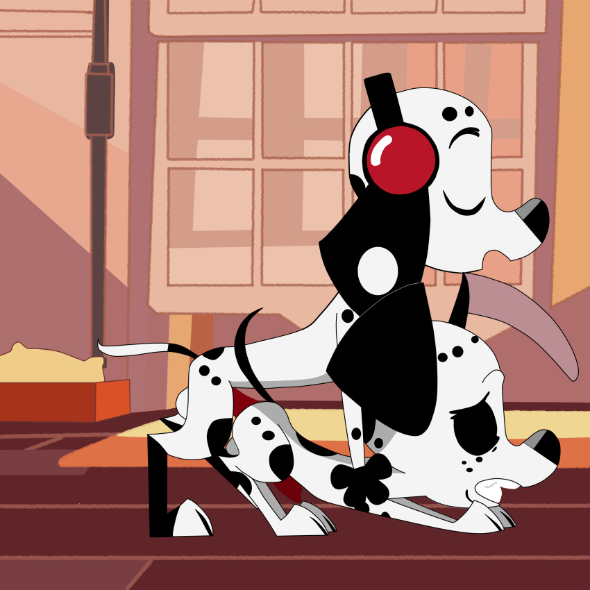 101_dalmatian_street 101_dalmatians 1:1 absurd_res all_fours anal anal_penetration animal_genitalia animal_penis brother brothers canid canine canine_penis canis colossalstars d.j._(101_dalmatians) dalmatian dawkins_(101_dalmatians) disney doggystyle domestic_dog duo erection eyes_closed feral feral_on_feral from_behind_position genitals hi_res incest_(lore) male male/male male_penetrated male_penetrating male_penetrating_male mammal penetration penis sex sibling