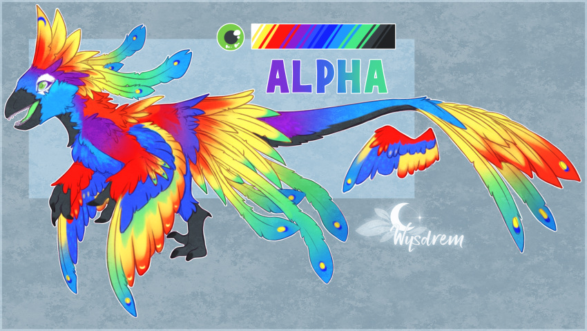 alpha_(disambiguation) alpharaptor archaeopteryx ava avaraptors avian bird borb burb burd deinonychus deinonychusraptor dinosaur dromaeosaurid female feral fluffy hi_res jurassic jurassic_park jurassic_world macaw male male/female model_sheet neotropical_parrot park parrot rainbow refference reptile scalie theropod true_parrot universal_studios utah utahraptor velociraptor world wysdrem