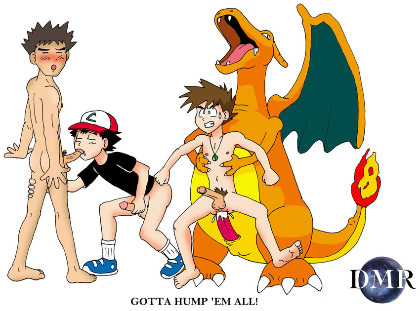 ash_ketchum brock charizard gary_oak pokemon