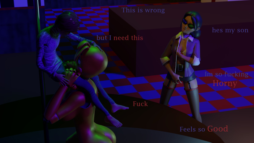 16:9 3d_(artwork) age_difference animatronic avian being_watched bird chica_(fnaf) digital_media_(artwork) english_text fellatio female five_nights_at_freddy's group held_up hi_res human humanoid larger_female looking_at_another machine male male/female mammal masturbation mother mother_and_child mother_and_son older_female oral parent parent_and_child penile pole profanity robot robot_humanoid sex size_difference son stripper stripper_pole text thighlord video_games widescreen younger_male