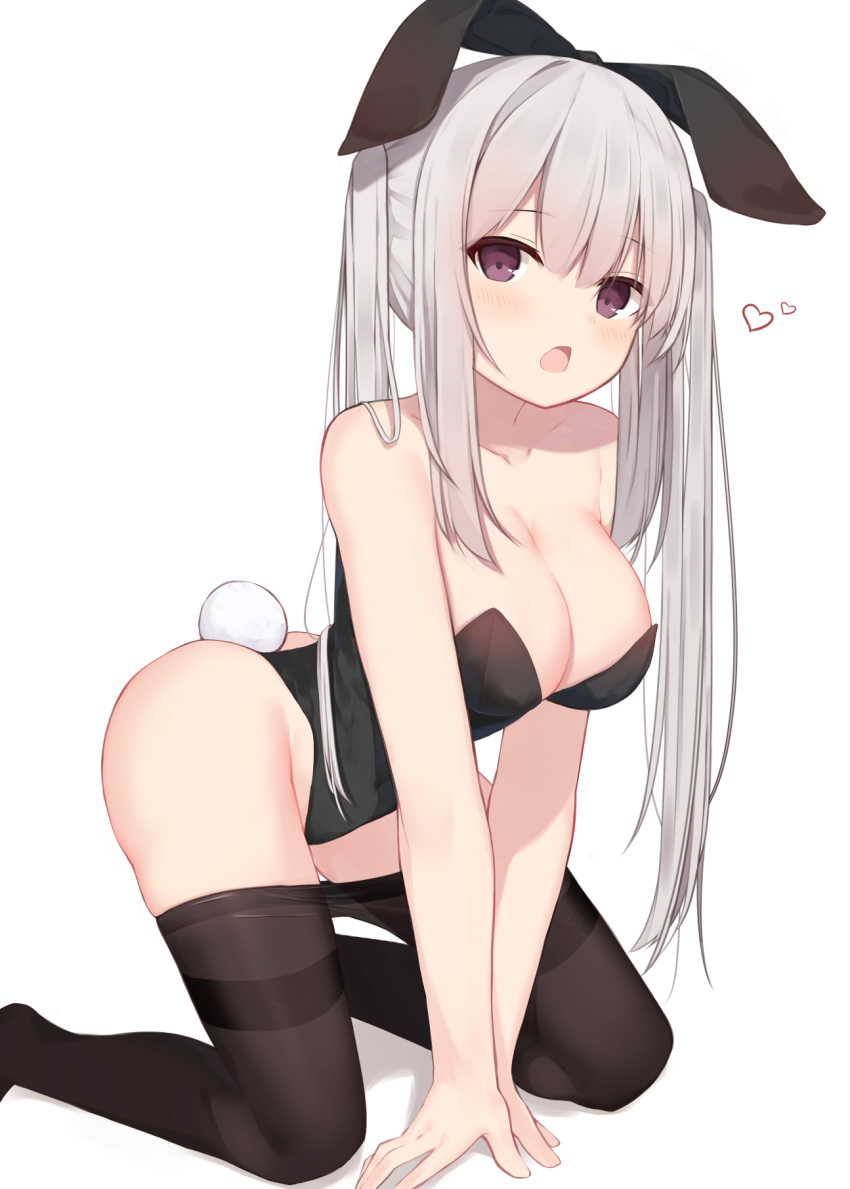 animal_ears bunny_ears bunny_girl cleavage mm2k pantyhose tail