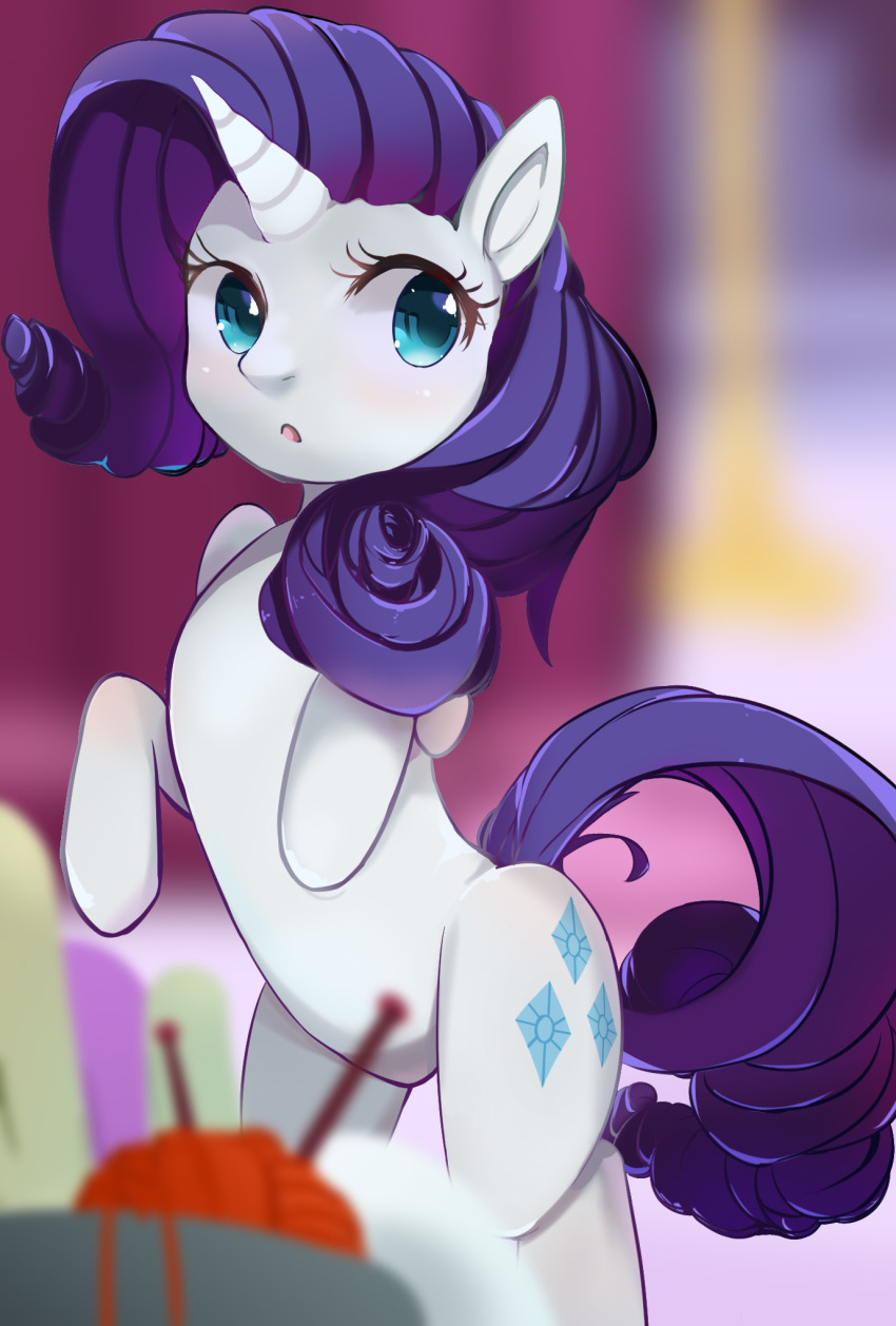 aelousscythe blue_eyes equid equine female friendship_is_magic hasbro hi_res horse mammal my_little_pony pony rarity_(mlp) safe solo unicorn_pony white_body