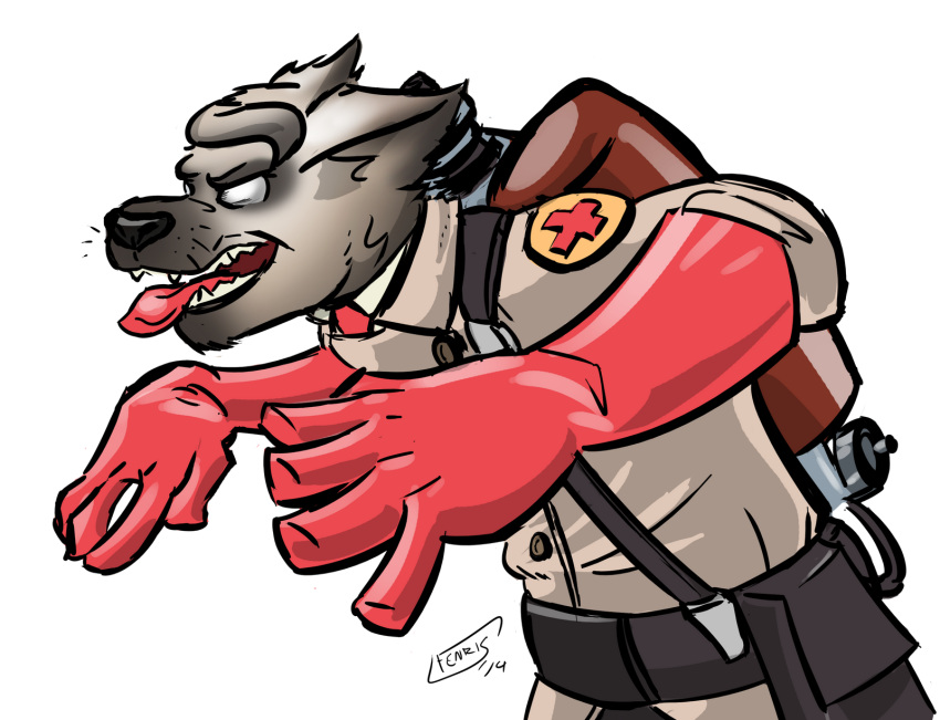 alpha_channel anthro canid canine canis fenrisdesigns hi_res male mammal solo team_fortress_2 valve video_games wolf