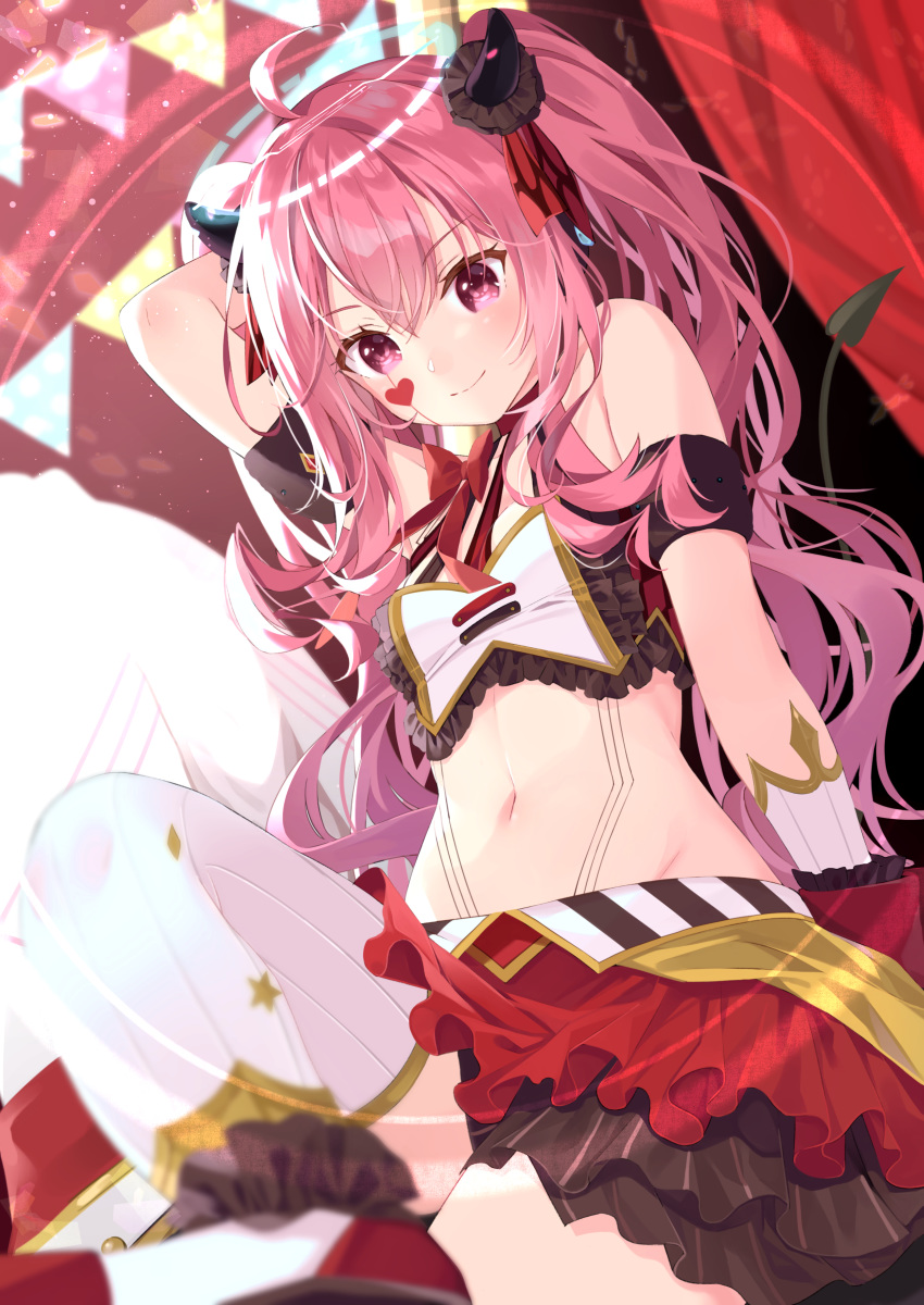 horns sound_voltex tagme tail thighhighs