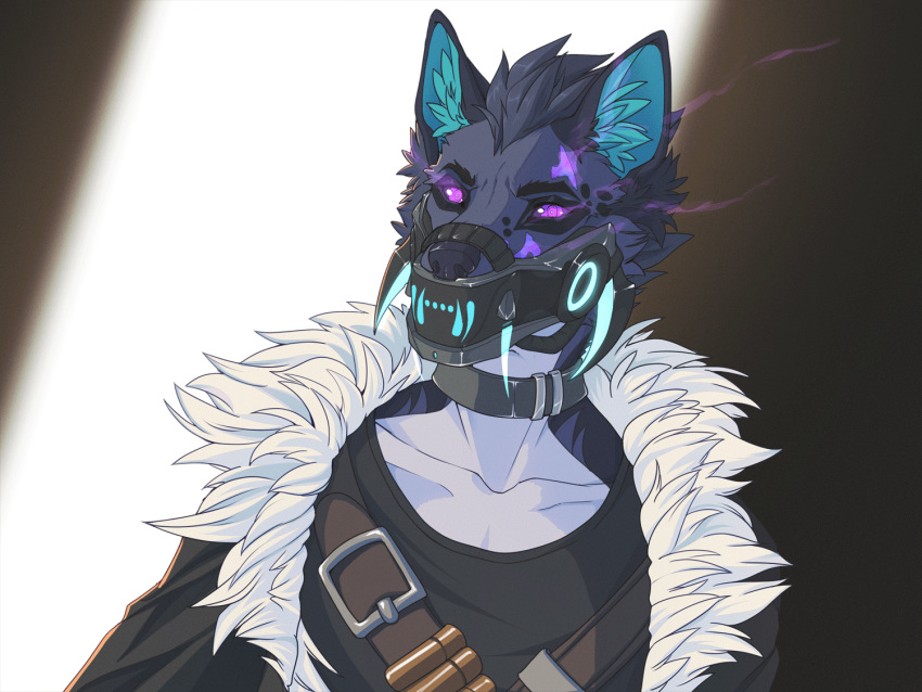 2019 4:3 animated anthro clothed clothing digital_media_(artwork) eyebrows eyelashes looking_at_viewer lynjox lynxyjones male purple_eyes short_playtime solo