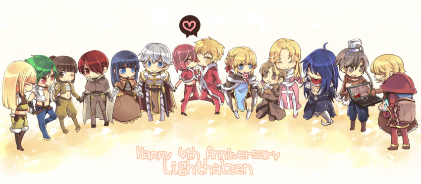 1other 6+boys 6+girls :&gt; :&lt; acolyte_(ragnarok_online) ahoge archer_(ragnarok_online) arm_around_neck armeyer_dinze armor armored_boots assassin_cross_(ragnarok_online) bangs bare_chest belt bio_lab black_footwear black_gloves black_pants black_shirt blonde_hair blue_dress blue_eyes blue_hair blue_pants blunt_bangs blush boots bra breastplate brown_cape brown_capelet brown_dress brown_eyes brown_footwear brown_hair brown_jacket brown_pants candy cape cassock cecil_damon chest_protector chibi closed_eyes closed_mouth commentary_request computer couple cross double_bun dress egnigem_cenia english_text eremes_guile errende_ebecee eyebrows_visible_through_hair eyes_visible_through_hair fingerless_gloves firefighter floral_print food frilled_dress frills full_body fur-trimmed_cape fur-trimmed_crop_top fur-trimmed_gloves fur-trimmed_jacket fur-trimmed_shorts fur_trim gauntlets gemini_s58 gloves gopro green_hair hair_between_eyes hair_over_one_eye hair_ribbon hand_kiss heart high_collar high_heels high_priest_(ragnarok_online) high_wizard_(ragnarok_online) holding_hands howard_alt-eisen human_chain jacket katheryne_keyron kavach_icarus kiss kneeling laurell_weinder leg_armor leg_up licking_lips livestream lollipop long_hair looking_at_another looking_at_viewer lord_knight_(ragnarok_online) mage_(ragnarok_online) margaretha_solin merchant_(ragnarok_online) metaling midriff multiple_boys multiple_girls navel nozomu144 one_eye_closed one_knee open_clothes open_mouth open_shirt pants parted_bangs pauldrons pink_dress pink_footwear pink_hair ponytail ragnarok_online red_eyes red_hair red_jacket red_pants red_ribbon red_scarf remover_(ragnarok_online) ribbon rose_print scabbard scarf seyren_windsor sheath shiny shiny_hair shirt shoes short_hair shorts shoulder_armor shrug_(clothing) sidelocks simple_background skull sleeveless smile sniper_(ragnarok_online) spoken_heart standing strapless strapless_bra suspenders swordsman_(ragnarok_online) teeth thief_(ragnarok_online) tongue tongue_out torn_clothes torn_sleeves two-tone_dress underwear white_background white_bra white_dress white_footwear white_hair white_legwear white_shirt whitesmith_(ragnarok_online) wickebine_tres yellow_crop_top yellow_eyes yellow_gloves yellow_shorts