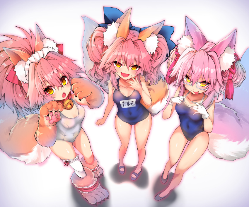 animal_ears fate/grand_order fate_(series) tail tamamo_no_mae_(fate) wisespeak