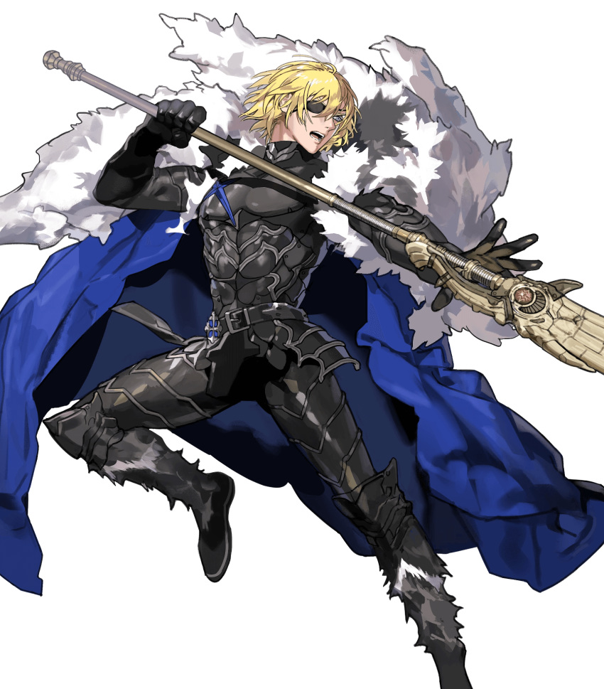 armor dimitri eyepatch fire_emblem fire_emblem_heroes fire_emblem_three_houses kurahana_chinatsu nintendo weapon