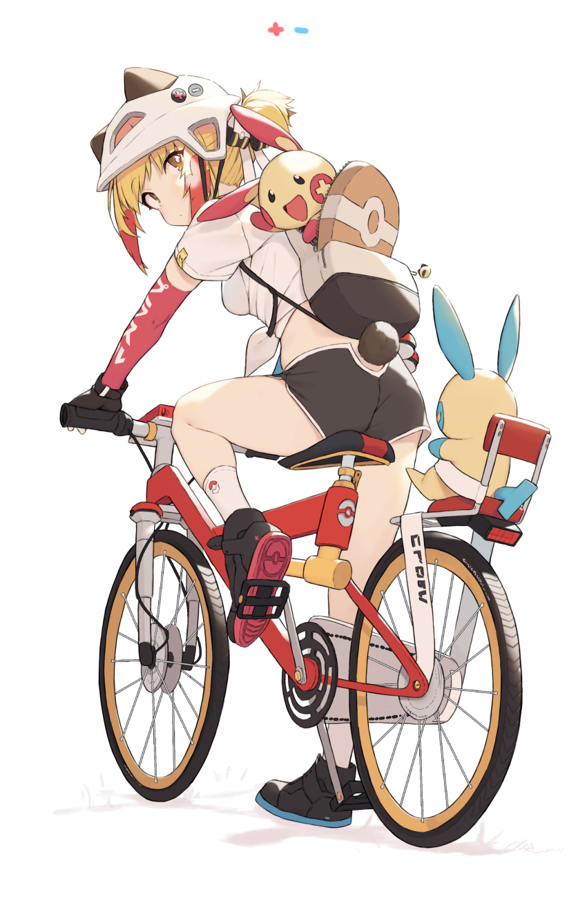 animal_ears bike_shorts cloba nekomimi pokemon tagme tail