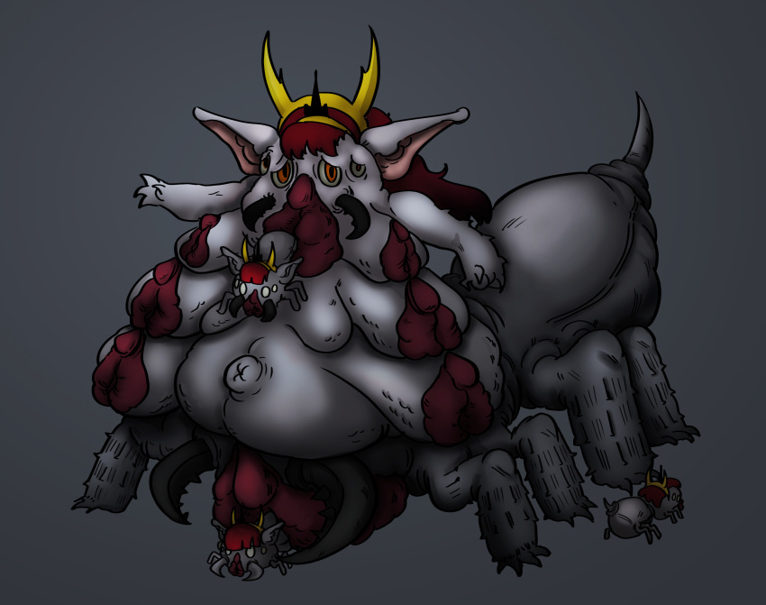 andromorph big_breasts big_pussy body_horror body_modification breasts corruption female genitals hekapoo hi_res huge_breasts hybrid intersex multi_breast multi_genitalia multi_pussy mutation obese obese_taur overweight overweight_taur pinkboi335 pregnant pussy solo star_vs._the_forces_of_evil taur transformation weight_gain