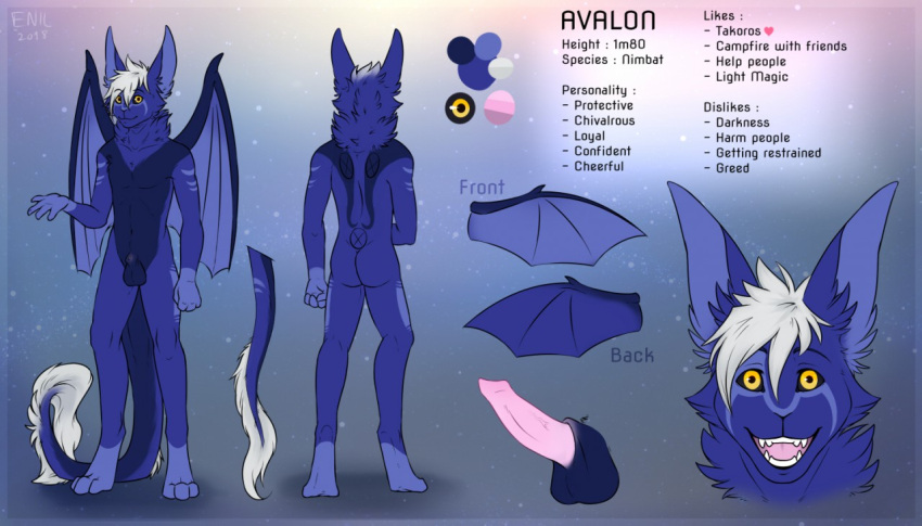 anthro avalon_(character) bat capitainenil dust:_an_elysian_tail english_text male mammal nimbat reference_to_character solo text