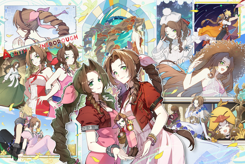 1boy 1girl aerith_gainsborough aerith_gainsborough_(chocobo_suit) aerith_gainsborough_(fairy_of_snowfall) aerith_gainsborough_(garnet's_gown) aerith_gainsborough_(prism_dress) aerith_gainsborough_(red_dress) aerith_gainsborough_(rosy_battle_suit) aerith_gainsborough_(sunny_robe) animal_hood aqua_nails armlet armor artist_name back-to-back back_bow backless_dress backless_outfit bangle bare_shoulders basket beach bead_bracelet beads belt bikini bird_hood black_bodysuit black_choker black_gloves black_pants black_vest blonde_hair blue_flower blue_ribbon blue_rose blue_sky blush bodysuit boots bow bracelet braid braided_ponytail breasts brown_hair cardigan cat_princess character_name chocobo choker church cleavage cleavage_cutout closed_eyes closed_mouth clothing_cutout cloud_strife coat cosplay couple cowboy_shot crisis_core_final_fantasy_vii cropped_jacket detached_sleeves dissidia_final_fantasy dress dress_flower falling_petals fang field final_fantasy final_fantasy_ix final_fantasy_tactics final_fantasy_vii final_fantasy_vii_ever_crisis final_fantasy_vii_rebirth final_fantasy_vii_remake finger_to_mouth fingerless_gloves fireworks flamenco_dress flower flower_basket flower_choker flower_field frilled_dress frills full_body fur-trimmed_coat fur_trim garnet_til_alexandros_xvii garnet_til_alexandros_xvii_(cosplay) gloves gold_trim green_skirt hair_bow hair_flower hair_ornament hair_ribbon halter_dress halterneck hand_on_another's_back happy hat head_scarf hetero highres holding holding_basket holding_flower holding_staff hood jacket jewelry juliet_sleeves kingdom_hearts kingdom_hearts_ii light_blush lily_(flower) locked_arms long_dress long_hair long_skirt long_sleeves low_ponytail materia medium_breasts multiple_views nail_polish official_alternate_costume one_eye_closed onesie open_mouth orange_dress outdoors own_hands_together pants parted_bangs petals pink_bikini pink_dress pink_ribbon plunging_neckline polka_dot polka_dot_bow ponytail puffy_long_sleeves puffy_short_sleeves puffy_sleeves purple_belt red_bow red_flower red_jacket red_ribbon red_sleeves ribbon ribbon_choker ring ringlets rose see-through see-through_sleeves short_hair short_sleeves shoulder_armor sideboob sidelocks single_braid skirt sky smile snowflakes spiked_hair staff stained_glass strapless strapless_dress straw_hat sun_hat sweater sweater_dress swimsuit swinging tiara two-tone_dress v vest wavy_hair white_cardigan white_coat white_dress white_flower white_gloves white_sleeves white_sweater winter_clothes winter_coat yellow_flower yellow_petals zidane_tribal zidane_tribal_(cosplay)