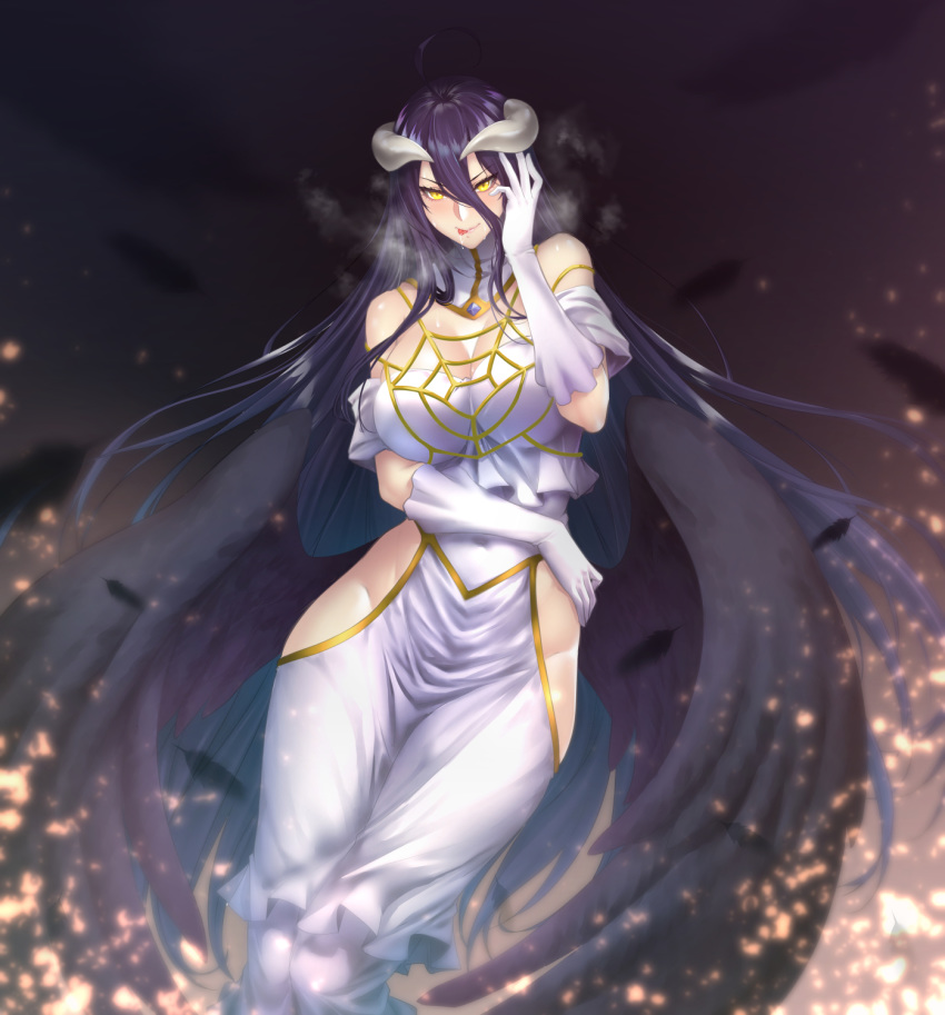 albedo_(overlord) horns overlord tagme zucchini