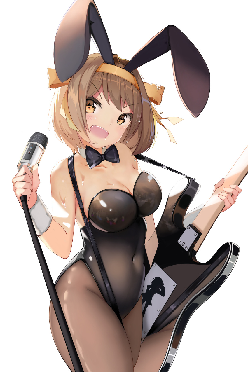 animal_ears aze_not_bald bunny_ears guitar suzumiya_haruhi suzumiya_haruhi_no_yuuutsu