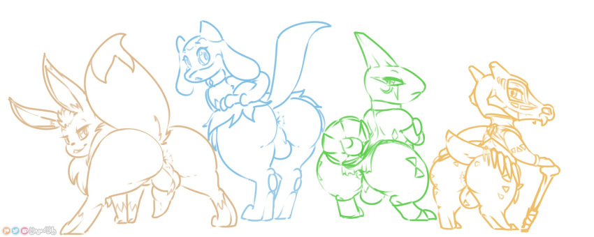 anthro anus azuri_(wingedwilly) baby_pok&eacute;mon backsack balls big_butt biped bone bottomwear butt canid canine canvy_(wingedwilly) clothed clothing clothing_lift cubone digital_media_(artwork) eevee egyptian feral fur genitals girly group hair hand_on_butt hi_res larrie_(wingedwilly) larvitar loincloth loincloth_lift looking_at_viewer male mammal mask nintendo nude open_mouth pok&eacute;mon pok&eacute;mon_(species) pok&eacute;mon_mystery_dungeon presenting presenting_hindquarters quadruped raised_clothing raised_skirt raised_tail riolu simple_background size_difference sketch skirt skull skull_mask smile spread_legs spreading surprise teeth thick_thighs tibone_(wingedwilly) toes tribal video_games wide_hips wingedwilly