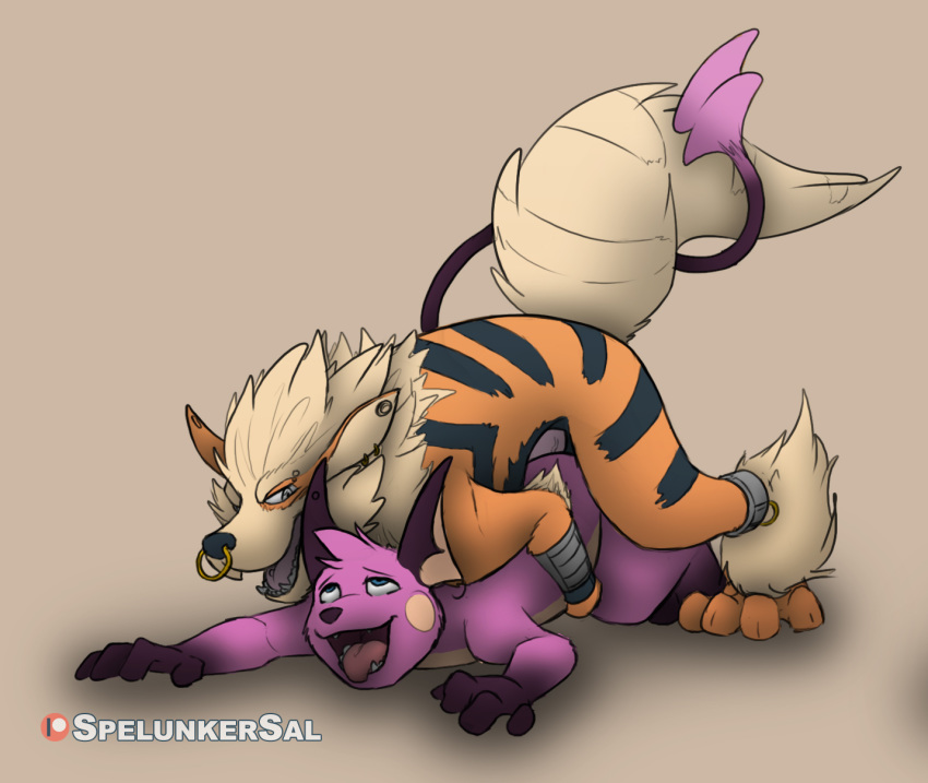 arcanine archy canid canine colored duo feral genitals hi_res irongut male mammal nintendo penis pok&eacute;mon pok&eacute;mon_(species) rai raichu rodent sal sex sketch spelunker video_games