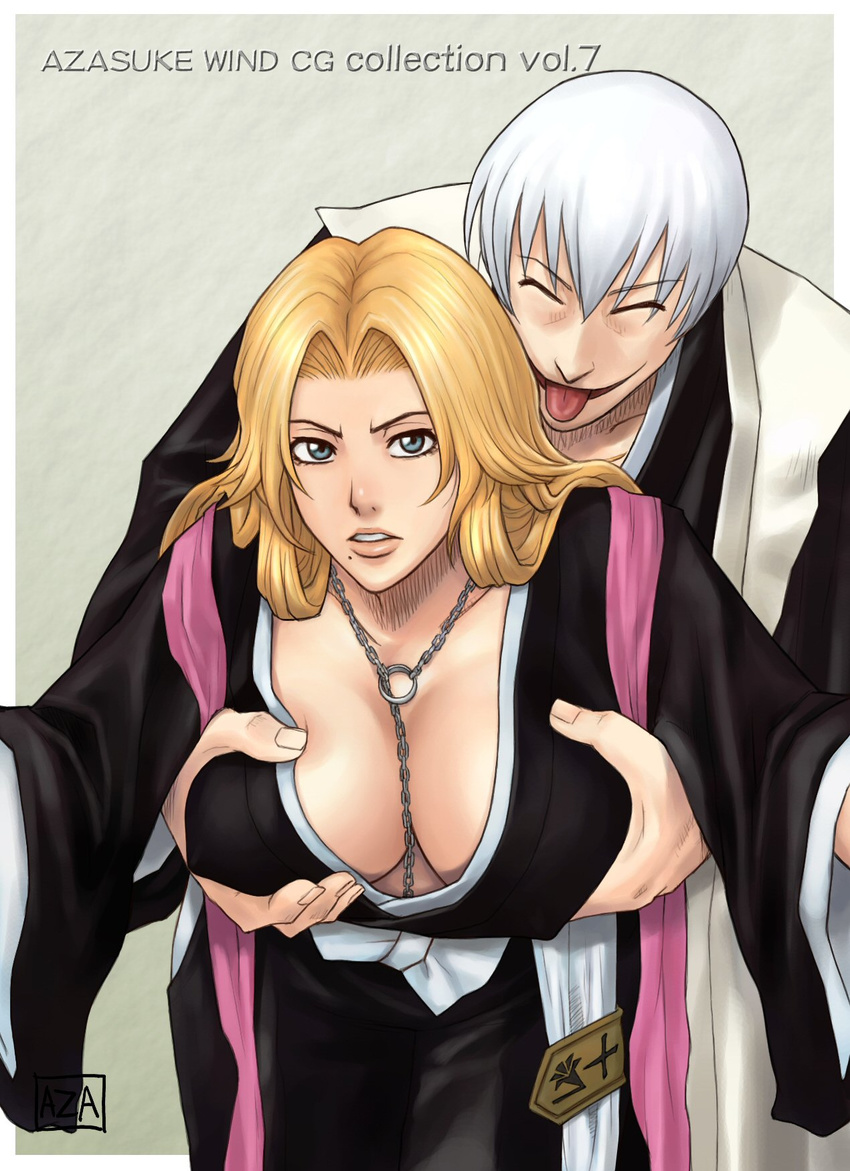 azasuke_wind bleach ichimaru_gin rangiku_matsumoto