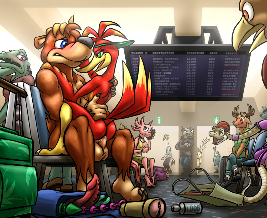 11:9 2020 3_toes 4_fingers airport ambiguous_gender ambiguous_species anal_beads anthro anthro_on_anthro anthro_penetrated anthro_penetrating anthro_penetrating_anthro antlers arthropod avian backpack balls banjo-kazooie banjo_(banjo-kazooie) bassybefuddle beak beetle being_watched big_balls big_butt big_penis bird black_claws black_clothing black_footwear black_jacket black_nose black_shoes black_topwear blonde_hair blue_bottomwear blue_clothing blue_eyes blue_jeans blue_pants blue_shirt blue_topwear blush bodily_fluids bottomwear breegull brown_body brown_clothing brown_footwear brown_fur brown_hair brown_shirt brown_shoes brown_topwear butt choker claws clothing crocodile crocodilian crocodylid denim denim_clothing dildo duo_focus erection exhibitionism eye_contact faceless_ambiguous faceless_character feathers female female_on_top female_penetrated finger_claws fingers footwear fur genital_fluids genitals green_body green_bottomwear green_clothing green_eyes green_footwear green_hat green_headwear green_scales green_shirt green_shoes green_shorts green_topwear grey_body group hair half-closed_eyes hand_on_back hand_on_head hand_on_shoulder hat headgear headwear hi_res hiding_erection high_heels hind_toe holding_object holding_phone horn insect inside interspecies jacket jeans jewelry kazooie lagomorph legwear leporid looking_at_another looking_away looking_down looking_up lube_bottle luggage male male/female male_on_bottom male_penetrating male_penetrating_female mammal mastery_position narrowed_eyes necklace neckwear nose_horn nude on_bottom on_top open_mouth orange_body orange_fur pants penetrable_sex_toy penetration penis phone pit_viper precum public purple_clothing purple_eyes purse rabbit rareware rattlesnake red_body red_clothing red_eyes red_feathers red_footwear red_hair red_shoes reptile rhinocerotoid scales scalie sex sex_toy sharp_teeth shirt shoes shorts sitting smile snake socks story story_in_description suitcase sweat t-shirt tan_balls tan_body tan_fur tan_penis teeth toe_claws toes topwear vaginal vaginal_penetration video_games viper voyeur white_body white_claws white_clothing white_feathers white_legwear white_socks yellow_beak yellow_body yellow_clothing yellow_eyes yellow_feathers yellow_shirt yellow_tank_top yellow_topwear