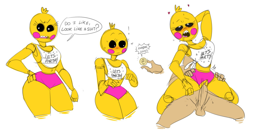 2020 animatronic avian balls bird chicken clothed clothed/nude clothed_female_nude_male clothed_sex clothing duo english_text erection faceless_human faceless_male female female_focus female_on_human female_on_top female_penetrated five_nights_at_freddy's five_nights_at_freddy's_2 front_view galliform gallus_(genus) genitals hand_behind_head hi_res human human_on_humanoid human_penetrating human_penetrating_humanoid humanoid humanoid_penetrated humor interspecies machine male male/female male_on_bottom male_on_humanoid male_penetrating male_penetrating_female mammal mhdrawin nude on_bottom on_top penetration penile penile_penetration penis phasianid prostitution pussy reverse_cowgirl_position robot robot_humanoid sequence sex solo_focus text toy_chica_(fnaf) vaginal vaginal_penetration video_games