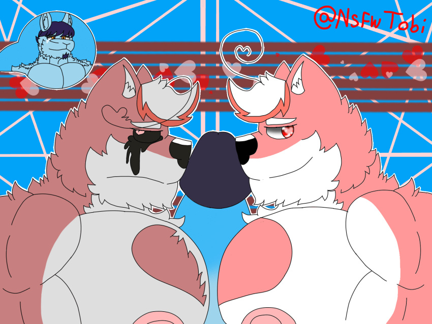 4:3 animated dollhusky evilversion hi_res lusttobi male male/male manboob moobs oldart short_playtime