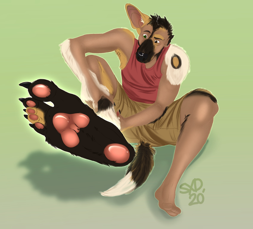 african_wild_dog anthro canid canine clothed clothing experimental feet hi_res human_to_anthro humanoid_feet male mammal pawpads ryman754 ryman_(ryman754) sexualdoggo sketch solo species_transformation transformation were were_african_wild_dog werecanid werecanine weredog