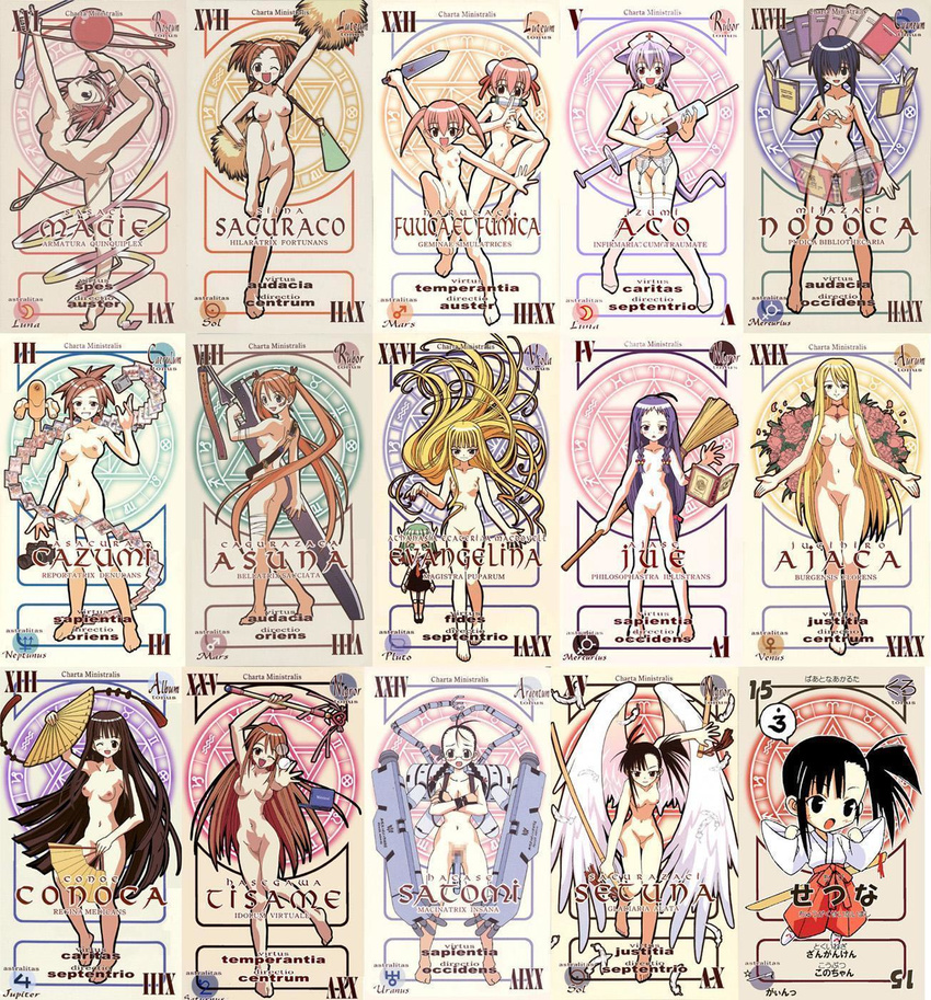 ako_izumi asuna_kagurazaka ayaka_yukihiro chisame_hasegawa evangeline_a.k._mcdowell fuka_narutaki fumika_narutaki kazumi_asakura konoka_konoe makie_sasaki negima nodoka_miyazaki sakurako_shiina satomi_hakase setsuna_sakurazaki yue_ayase