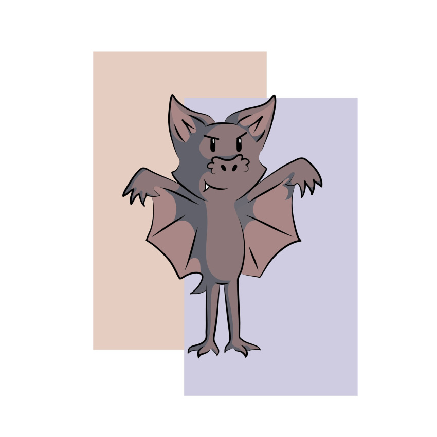 bat_wings chiropteran colored digital_media_(artwork) el_se&ntilde;or_erizo fangs hi_res male mammal membrane_(anatomy) membranous_wings microchiropteran phyllostomid simple_background smile solo teeth vampire_bat vladimir_(el_senor_erizo) wings yangochiropteran