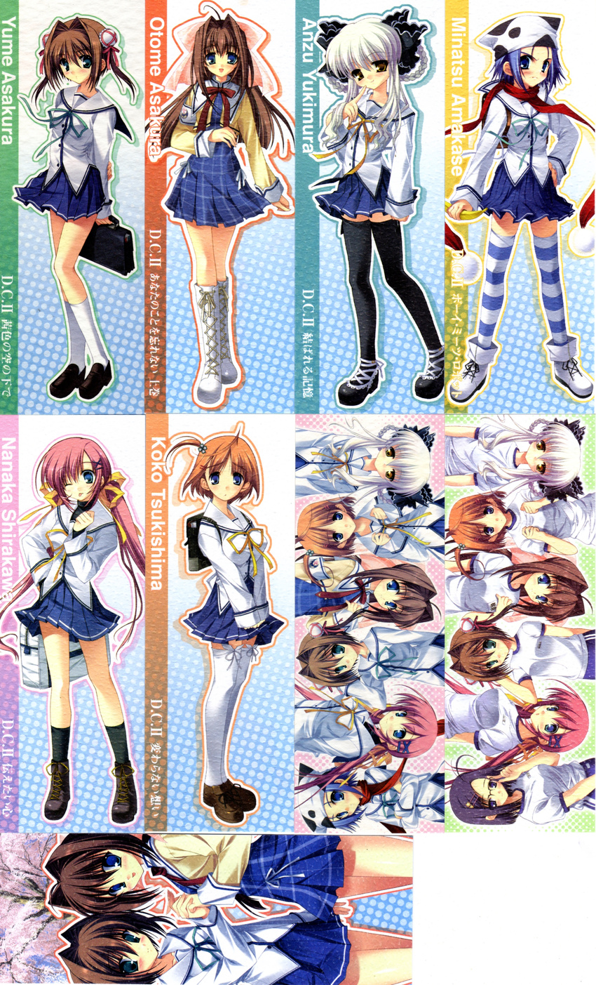 amakase_minatsu asakura_otome asakura_yume da_capo da_capo_ii kayura_yuka mitsumomo_mam seifuku shirakawa_nanaka tanihara_natsuki tsukishima_koko yaegashi_nan yukimura_anzu