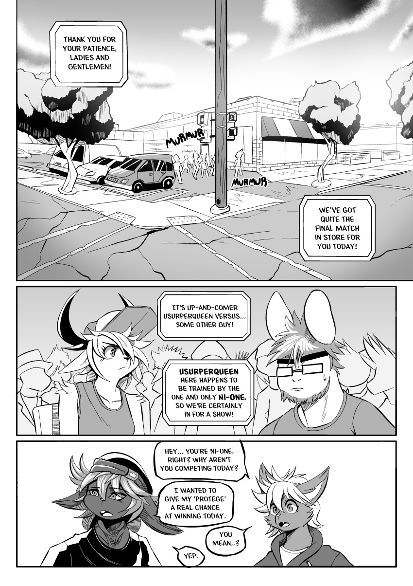 absurd_res anthro antlers beanie bodily_fluids capreoline car carpetwurm cervid clothed clothing comic conditional_dnp crowd detailed_background dialogue english_text eyewear felid feline female fully_clothed glasses greyscale group hair hat headgear headwear hi_res hoodie horn inside lagomorph leporid male mammal monochrome open_mouth outside ponytail rabbit reindeer rodent sciurid shirt sweat t-shirt text topwear vehicle webcomic