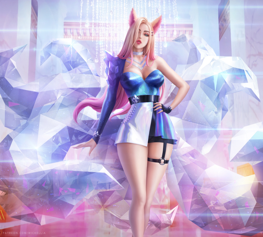 ahri league_of_legends tagme tail wickellia