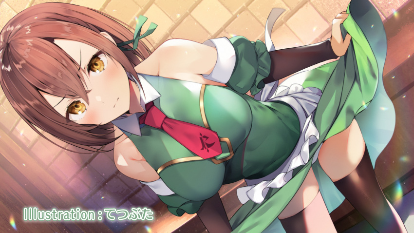 pantsu skirt_lift tagme tetsubuta thighhighs