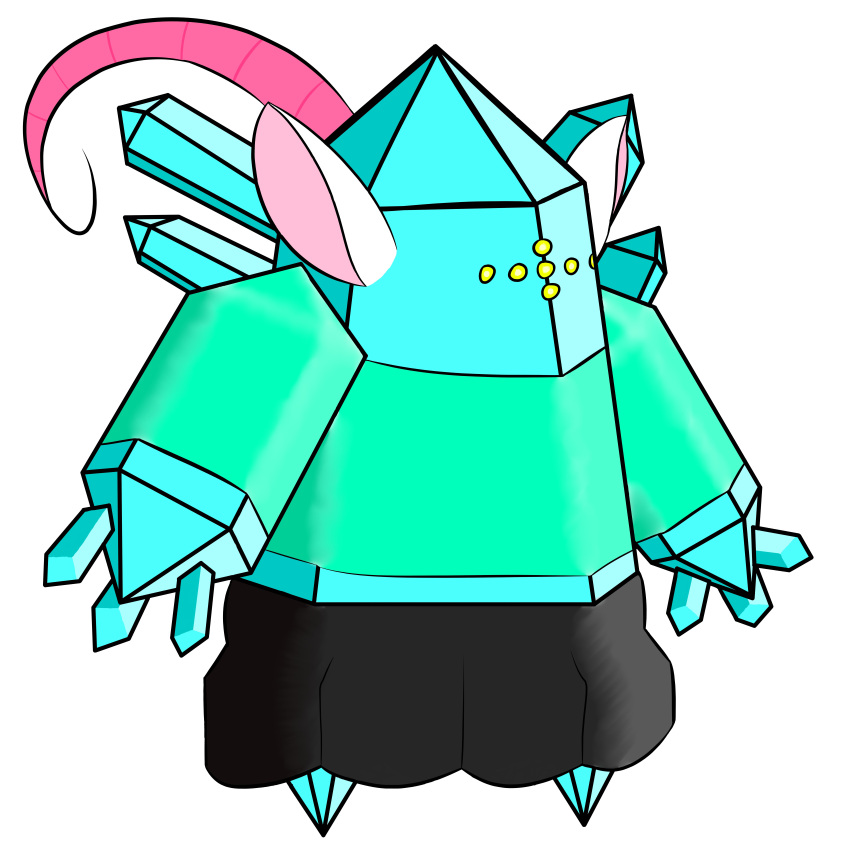 1:1 absurd_res ambiguous_gender bigears bottomwear clothed clothing cosplay crossover crossover_cosplay digital_drawing_(artwork) digital_media_(artwork) grey_bottomwear grey_clothing hi_res ice legendary_pok&eacute;mon long_tail multieyes nintendo pok&eacute;mon pok&eacute;mon_(species) reggie_(whygena) regice shirt simple_background skirt solo topwear turquoise_clothing turquoise_topwear unknowndegenerate video_games white_background yellow_eyes