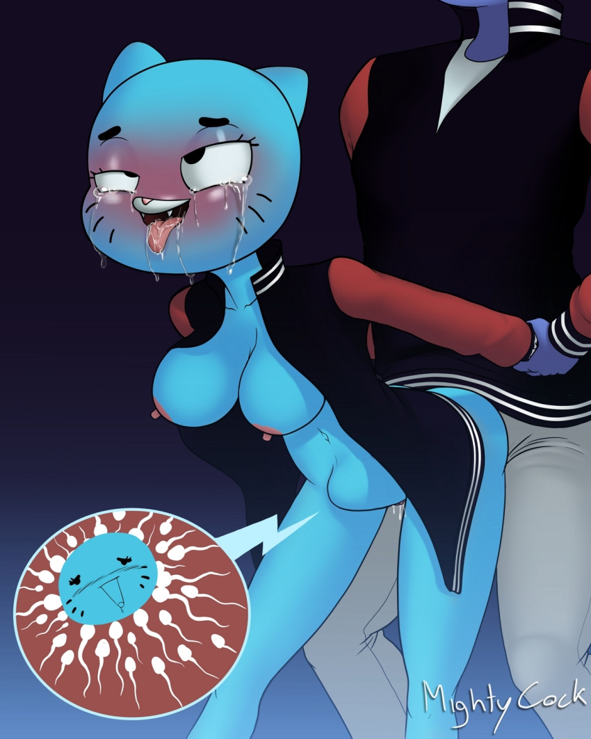 2020 4:5 abdominal_bulge ahegao anthro anthro_on_anthro anthro_penetrated anthro_penetrating anthro_penetrating_anthro areola artist_name barely_visible_genitalia barely_visible_pussy big_breasts black_clothing black_jacket black_topwear blue_body blue_fur blush bodily_fluids bottomless bottomwear breasts cartoon_network clothed clothed_sex clothing crying cum cum_in_pussy cum_inside cum_leaking domestic_cat drooling duo exposed_breasts eye_roll faceless_anthro faceless_male fangs felid feline felis female female_penetrated from_behind_position fur genital_fluids genitals grey_bottomwear grey_clothing grey_pants hi_res impregnation jacket looking_pleasured male male/female male_penetrating male_penetrating_female mammal mightycock_(artist) navel nicole_watterson nipples open_clothing open_jacket open_mouth open_smile open_topwear ovum pants partially_clothed penetration pink_nose purple_body purple_fur pussy red_areola red_nipples saliva sex signature smile sperm_cell standing standing_sex tears tears_of_joy tears_of_pleasure text the_amazing_world_of_gumball tongue tongue_out topwear topwear_only vaginal vaginal_penetration whiskers white_text
