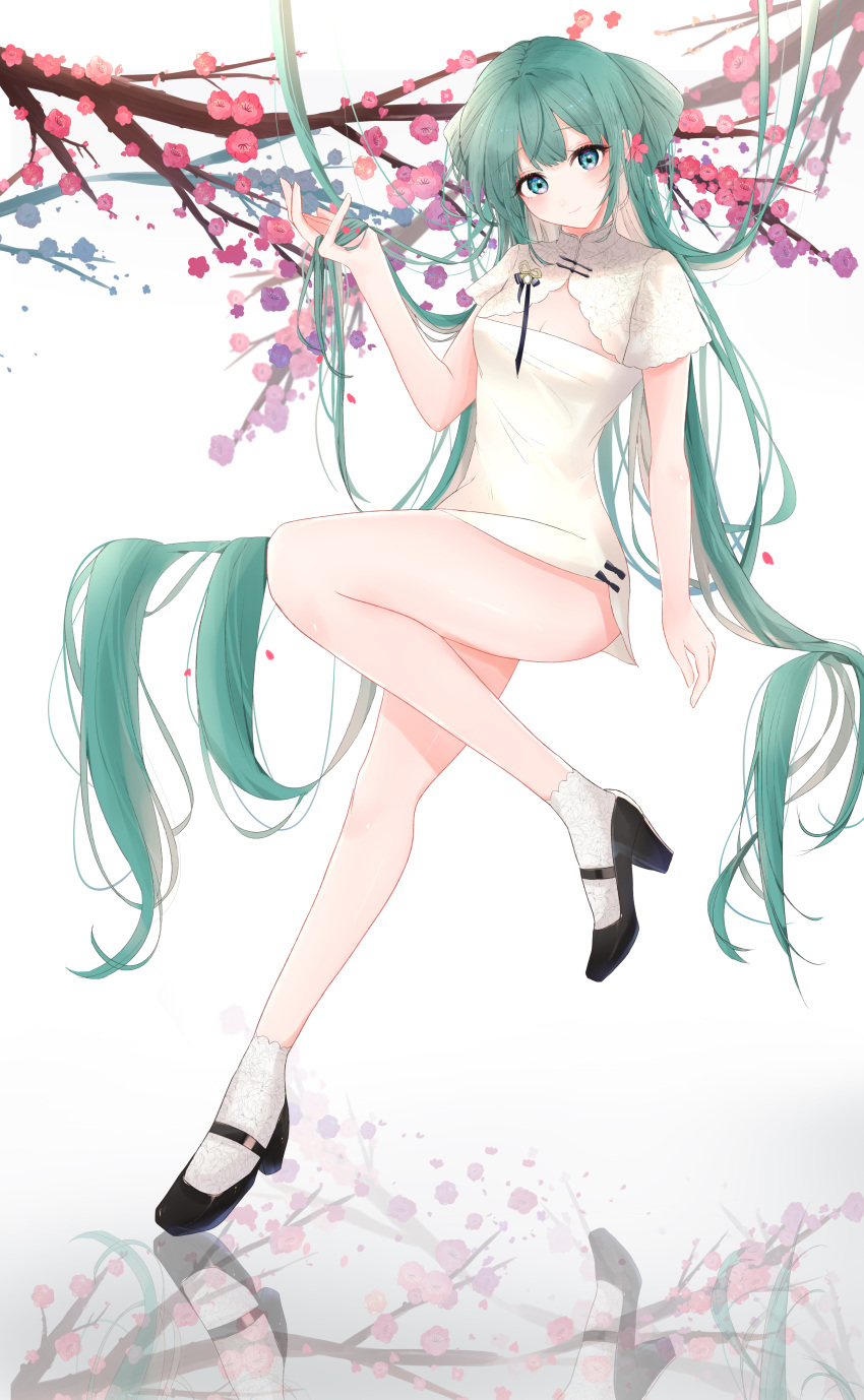 chinadress hatsune_miku heels shaohua_hatsune_miku tsuyuri_er vocaloid