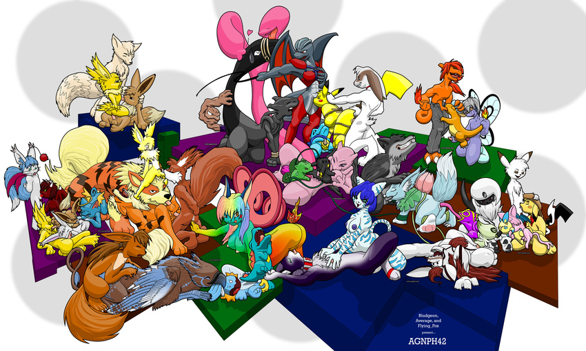 absol arcanine average bludgeon bulbasaur butterfree celebi charmander charmeleon eevee espeon flying_fox geodude growlithe ivysaur jolteon kecleon mewtwo minun moogle mudkip nintendo pikachu pokemon totodile umbreon vulpix