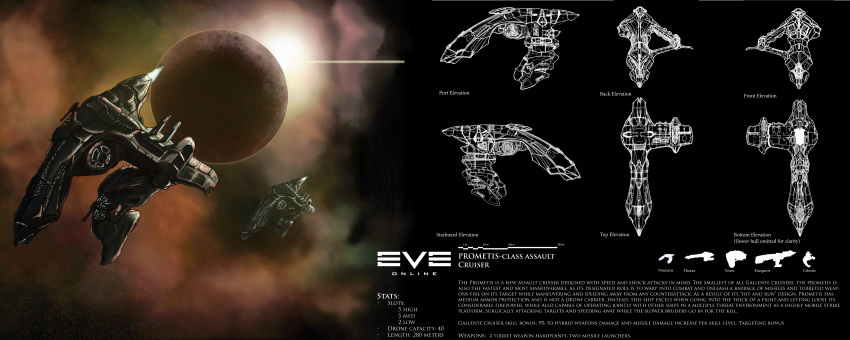 absurdres advanced_ship_(eve_online) assault_ship_(eve_online) cannon commentary concept_art cruiser_(eve_online) emblem energy_cannon english_text eve_online flying gallente_federation_(eve_online) glowing highres incredibly_absurdres logo military_vehicle nebula no_humans original outdoors planet reference_sheet science_fiction shadowhyperreal space spacecraft tech_2_ship_(eve_online) thorax_(eve_online) turret vehicle_focus vexor_(eve_online)