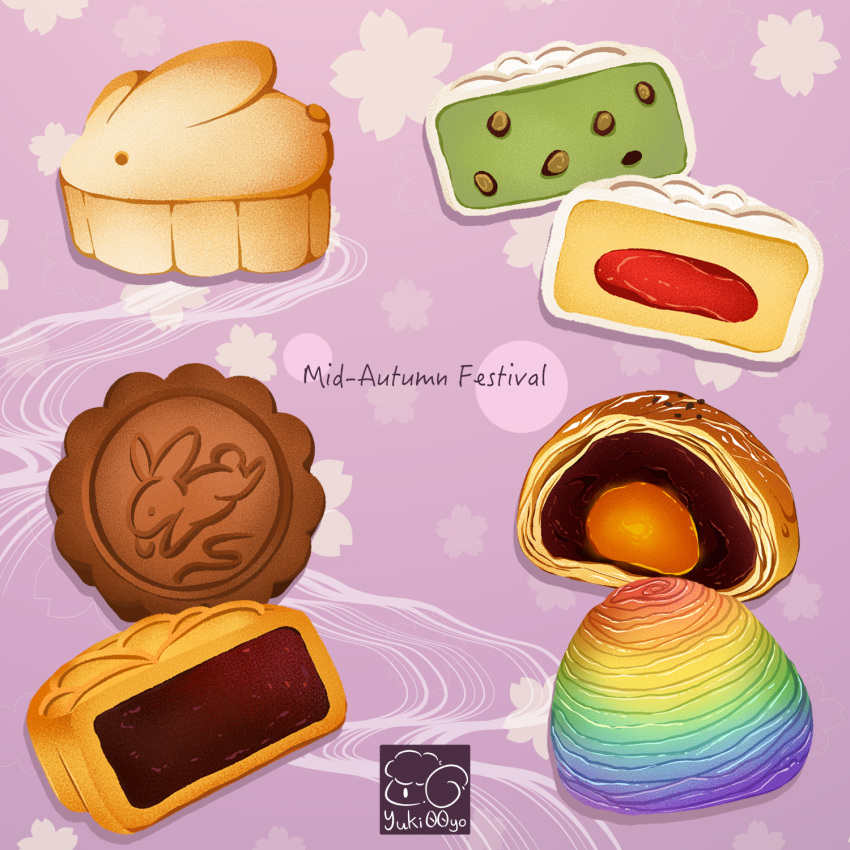 artist_logo bread food food_focus highres jam no_humans nut_(food) original pastry yuki00yo