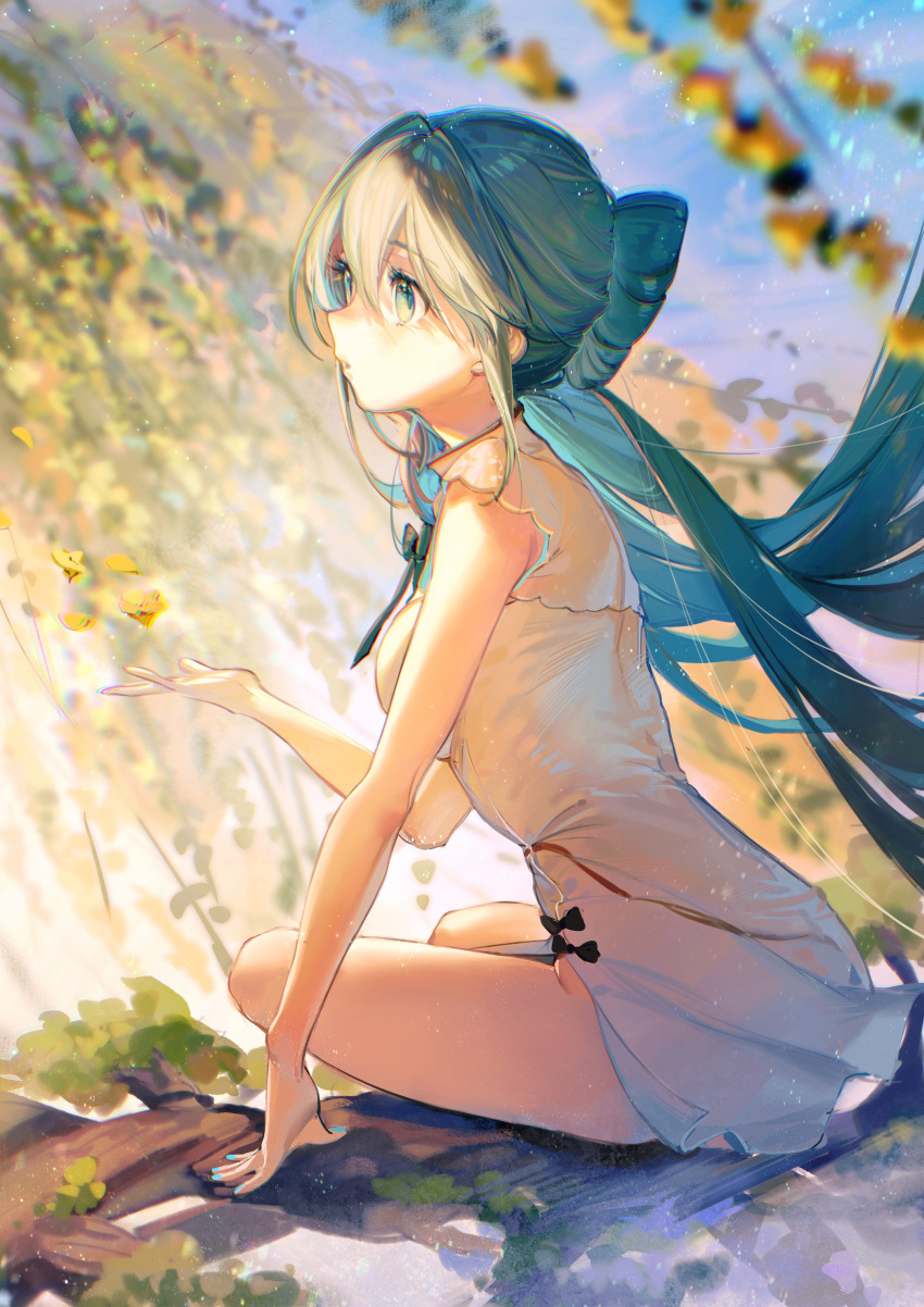 chinadress hatsune_miku rumoon shaohua_hatsune_miku vocaloid